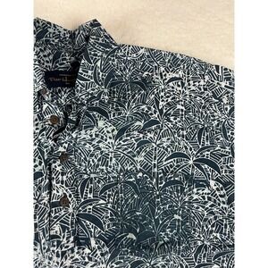Pete Huntington‎ Bali Mens Short Sleeve Hawaiian Shirt Palm Tree Print Size S